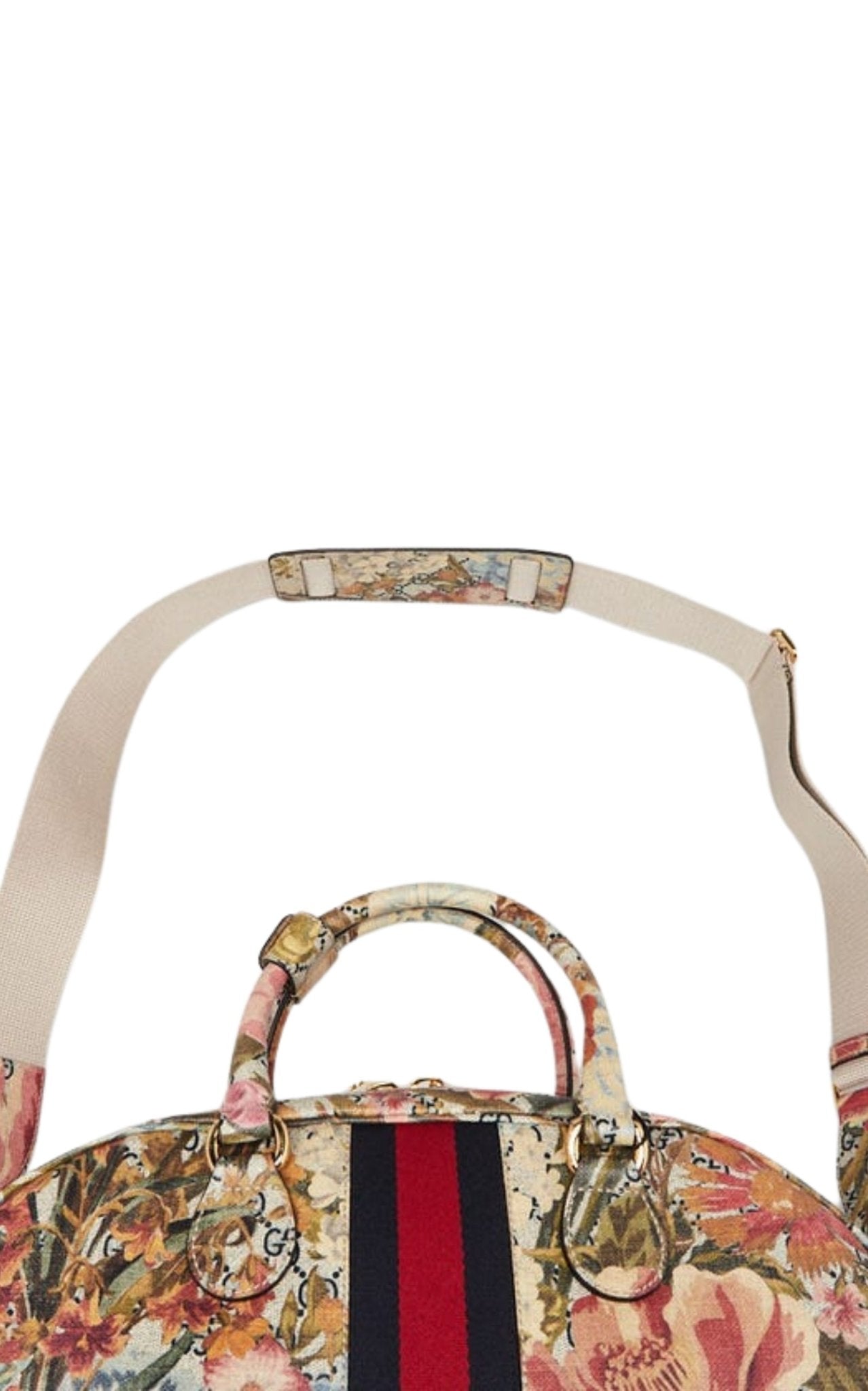Gucci Multicolor Floral Print GG Coated Canvas Ophidia Bag - Runway Catalog