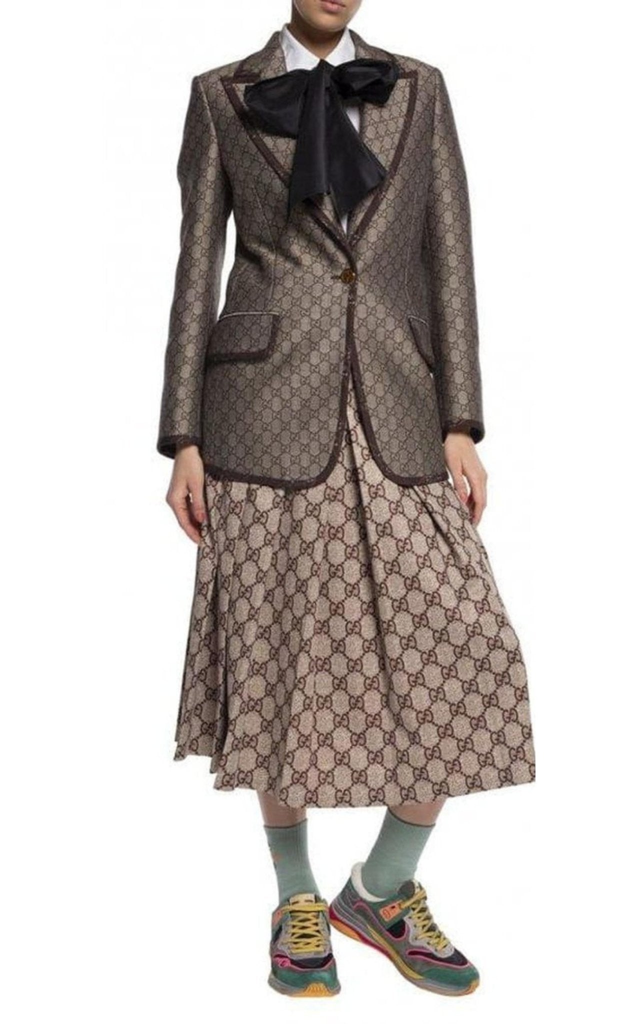 Gucci Ultrapace Leather Sneakers - Runway Catalog