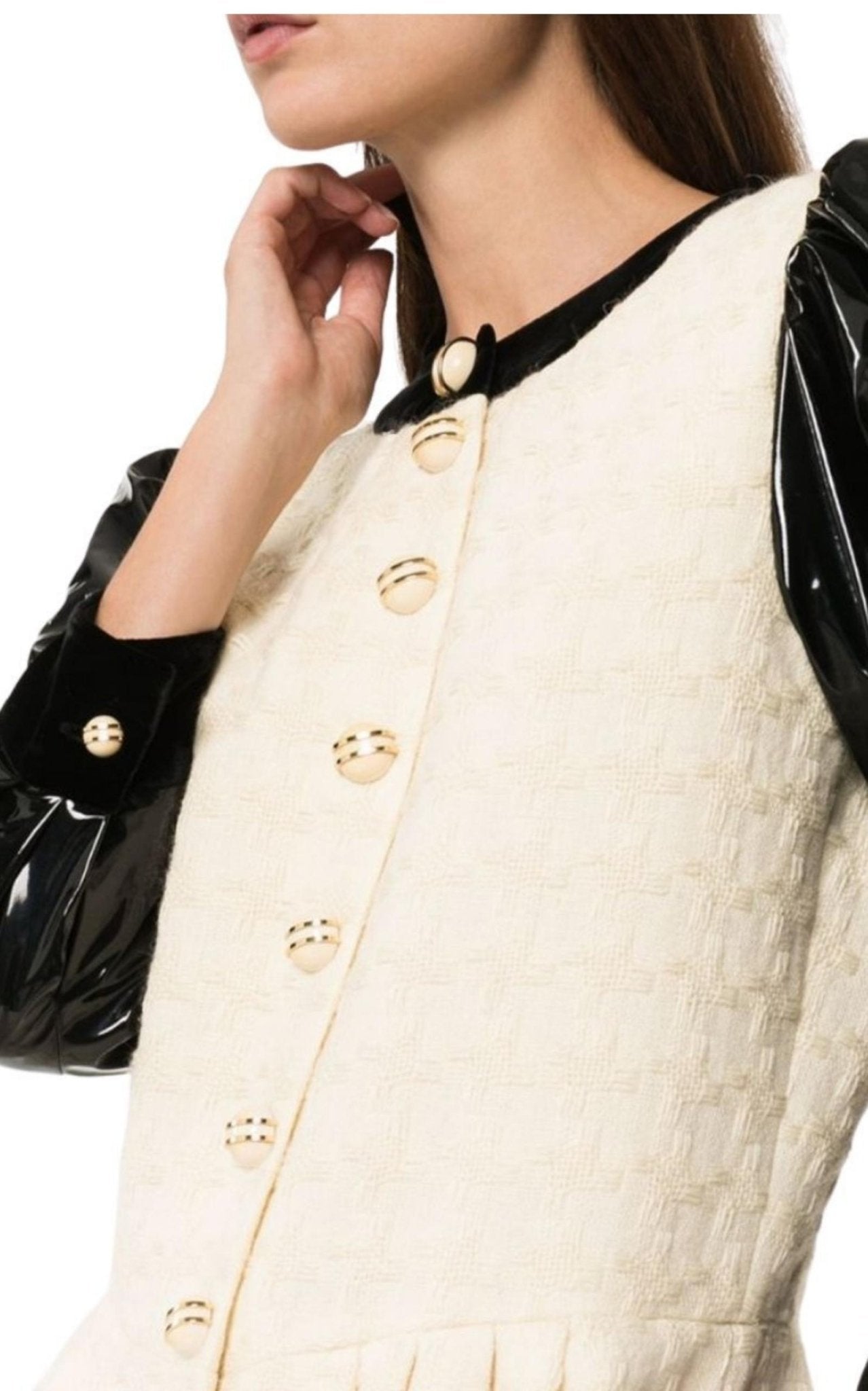 Gucci Vinyl - Sleeve Flared Mini Dress - Runway Catalog