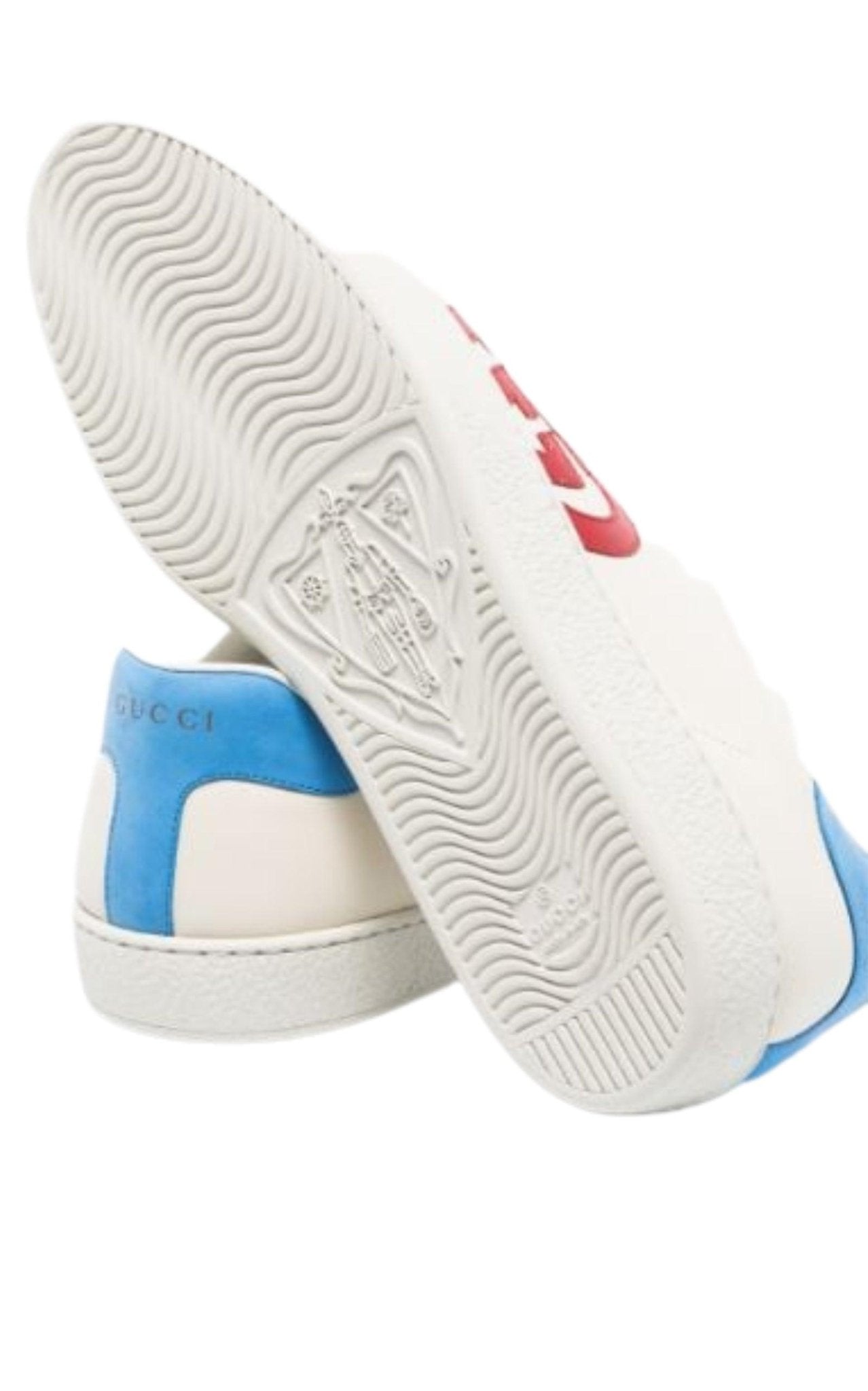 Gucci White GG Ace Leather Sneakers - Men's - Runway Catalog