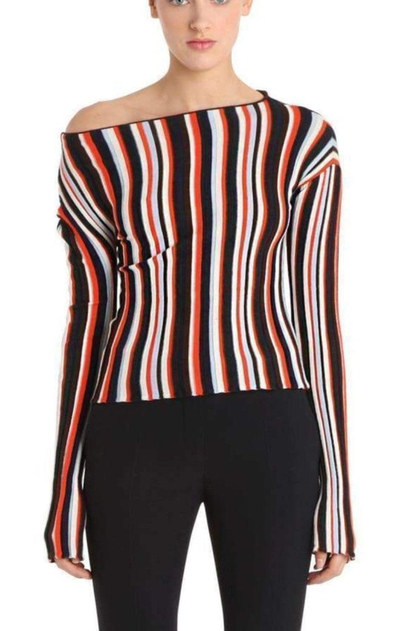 Jacquemus La Maille Striped Wool Knit Top - Runway Catalog