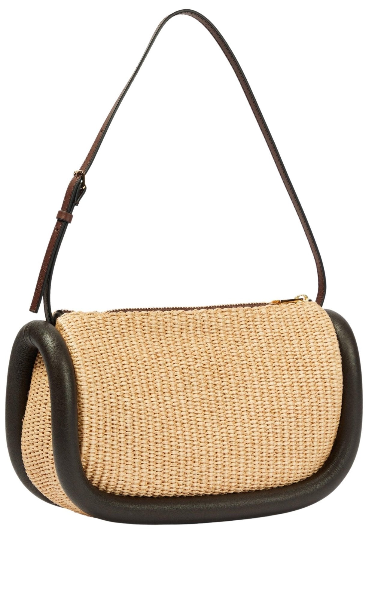 JW Anderson Bumper Small Raffia Shoulder Bag - Runway Catalog