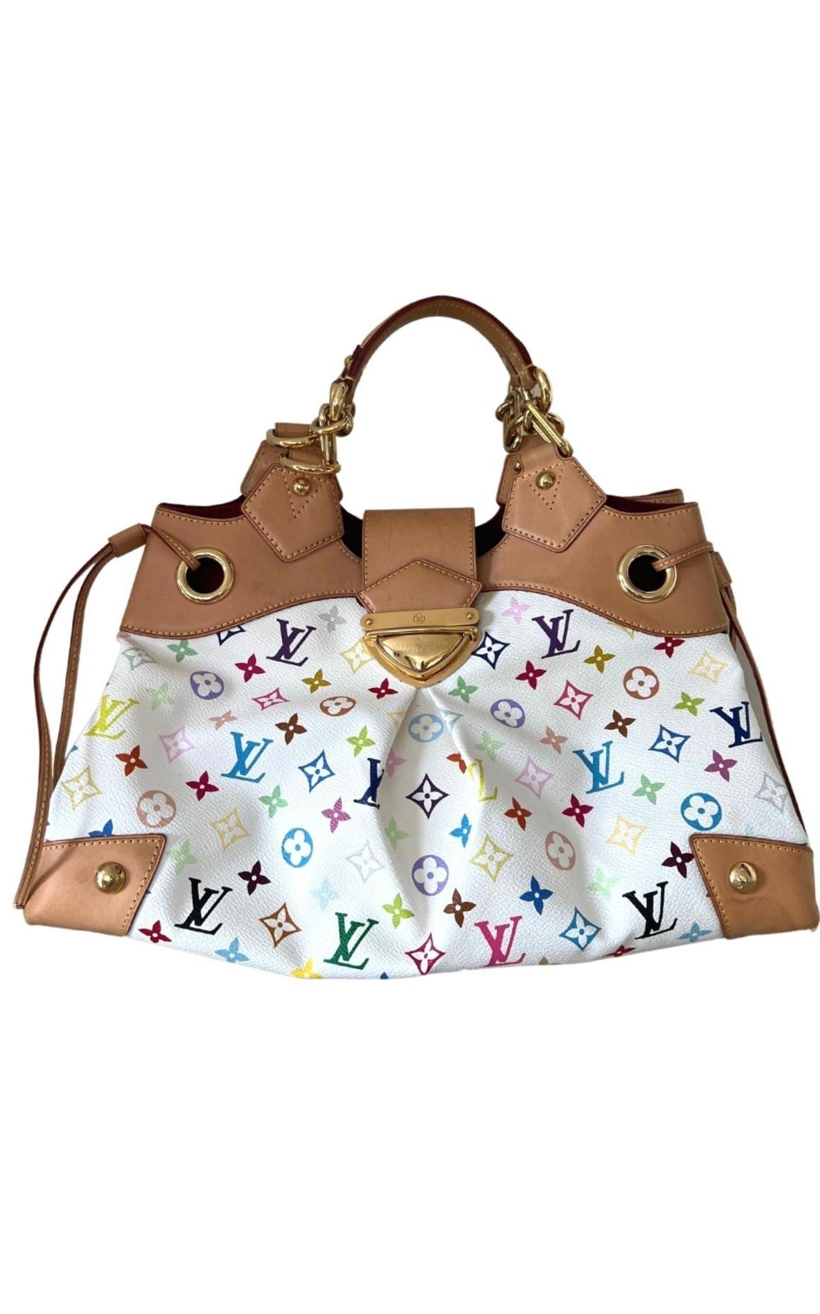 Louis Vuitton White Monogram Multicolore Canvas Ursula Bag Runway Catalog