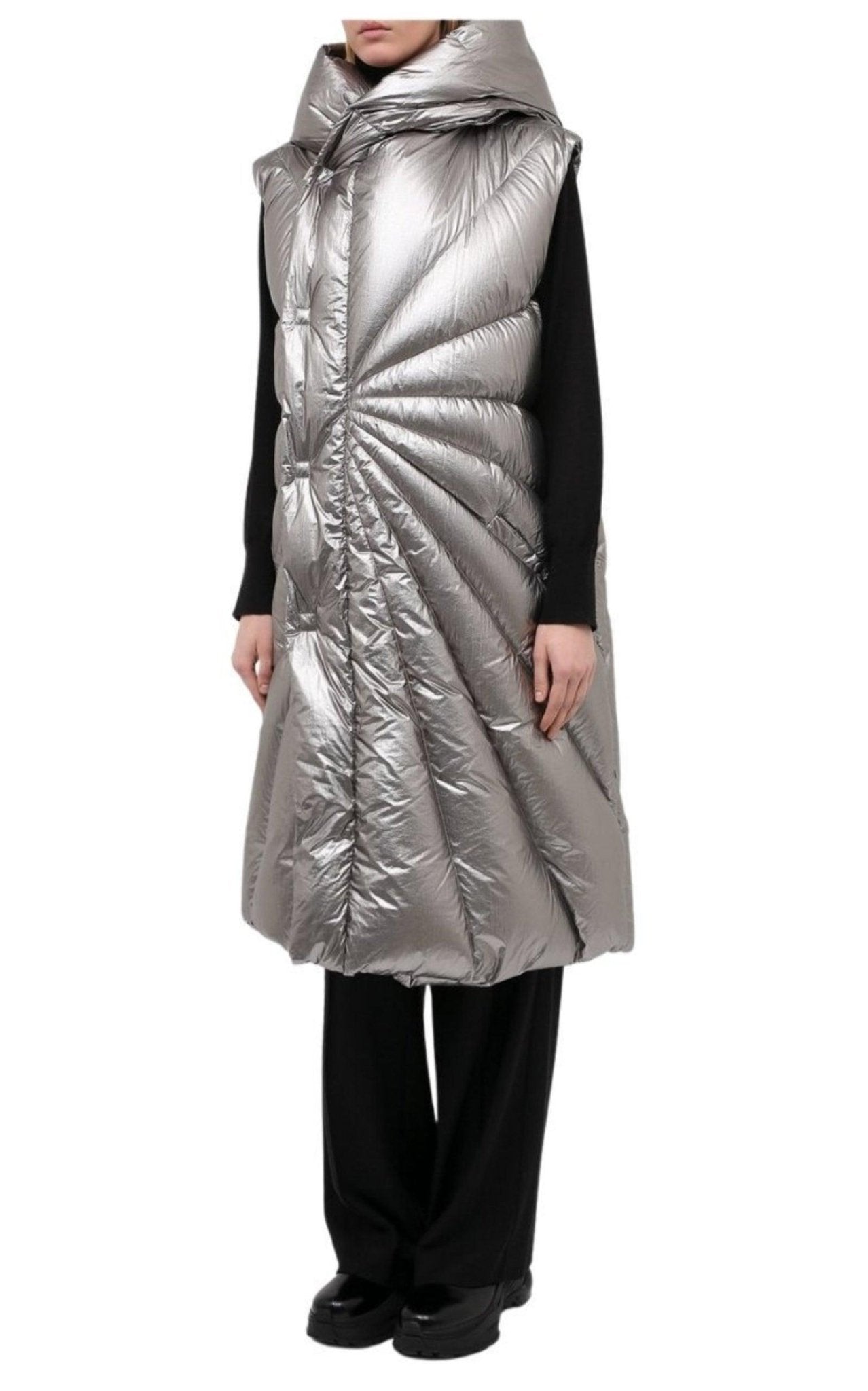 Moncler + Rick Owens Silver Down Porterville Coat - Runway Catalog