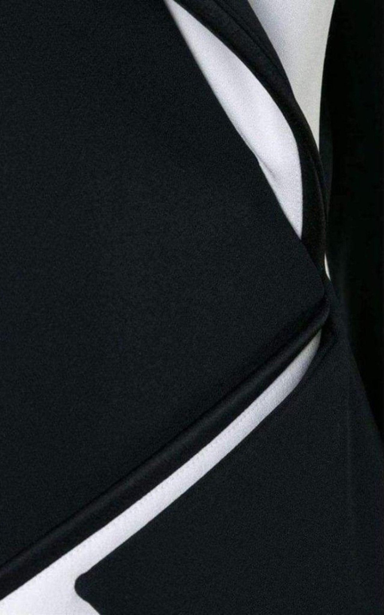 Mugler Mugler Bonded Monochrome Crepe Mini Dress - Runway Catalog