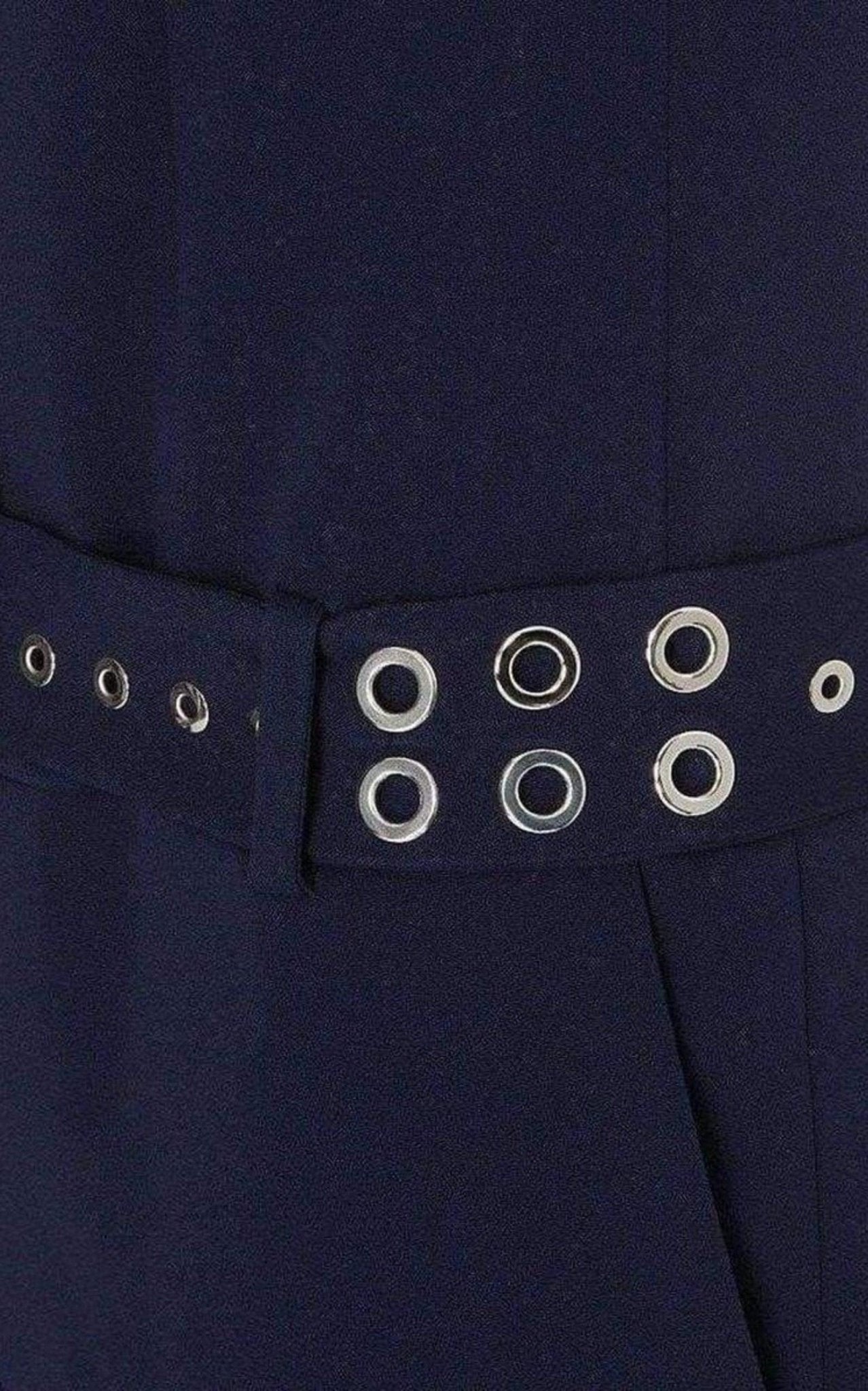 Mugler Sleeveless Stretch Crepe Jumpsuit - Runway Catalog