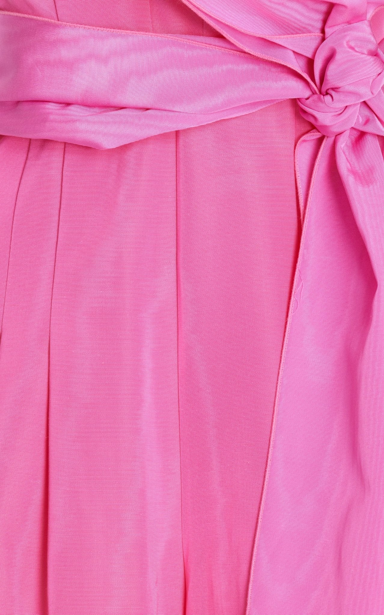 Oscar de la Renta Cotton - blend Jumpsuit with Belt Details - Runway Catalog