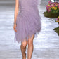 Pamella Roland Pleated Tulle Mini Dress - Runway Catalog