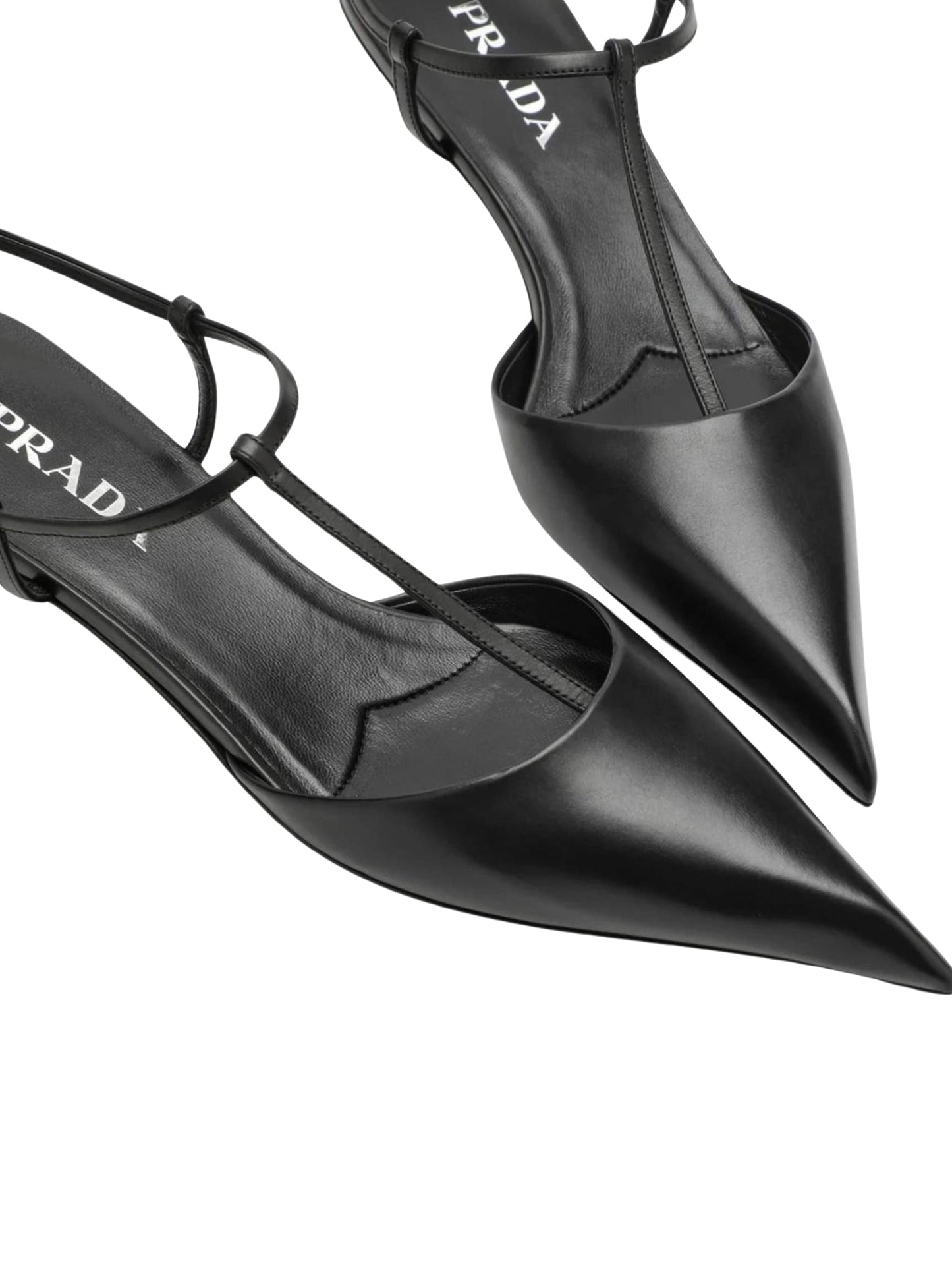 Prada Leather Slingback Pumps - Runway Catalog