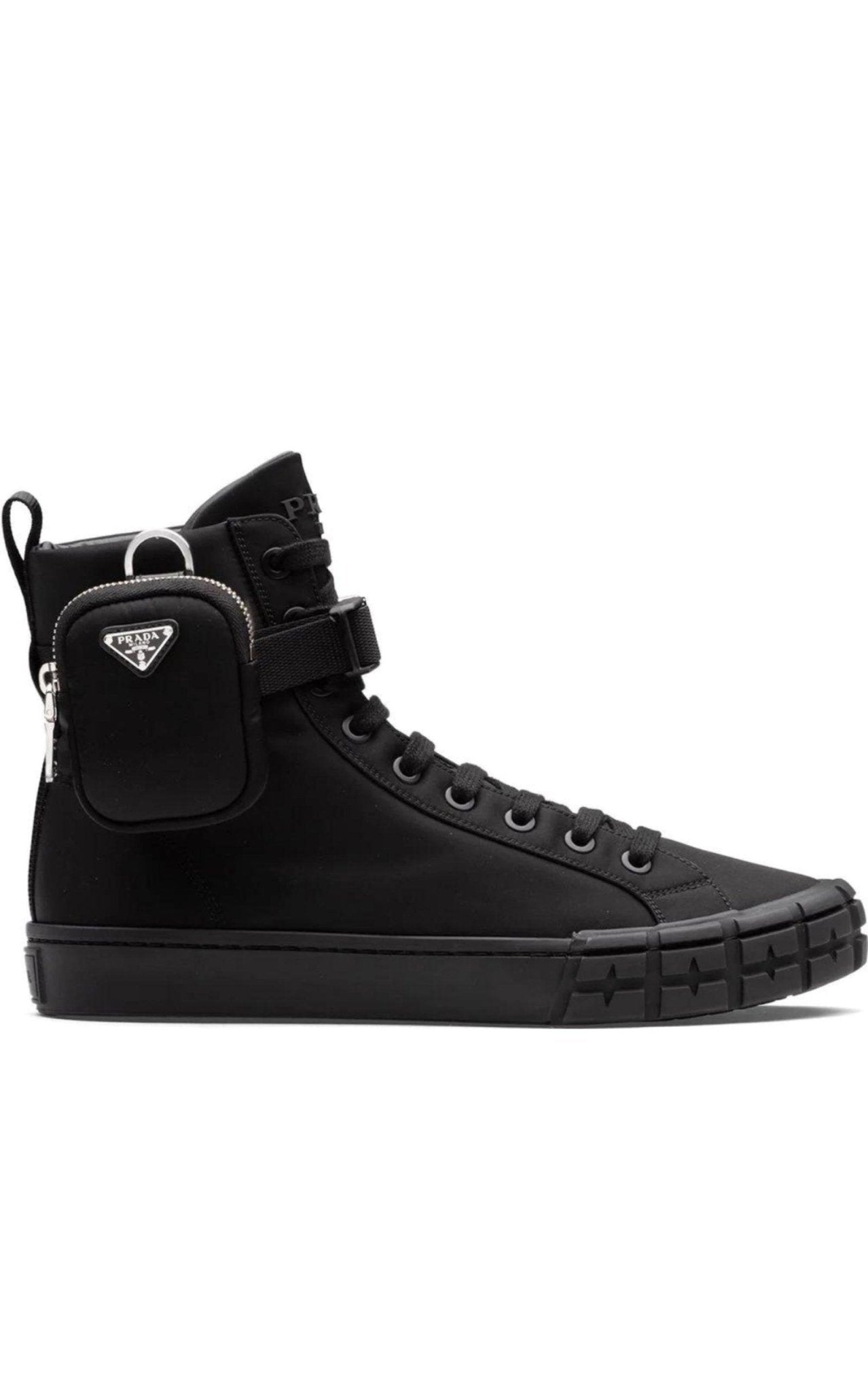 Prada Wheel High Top Sneaker - Runway Catalog