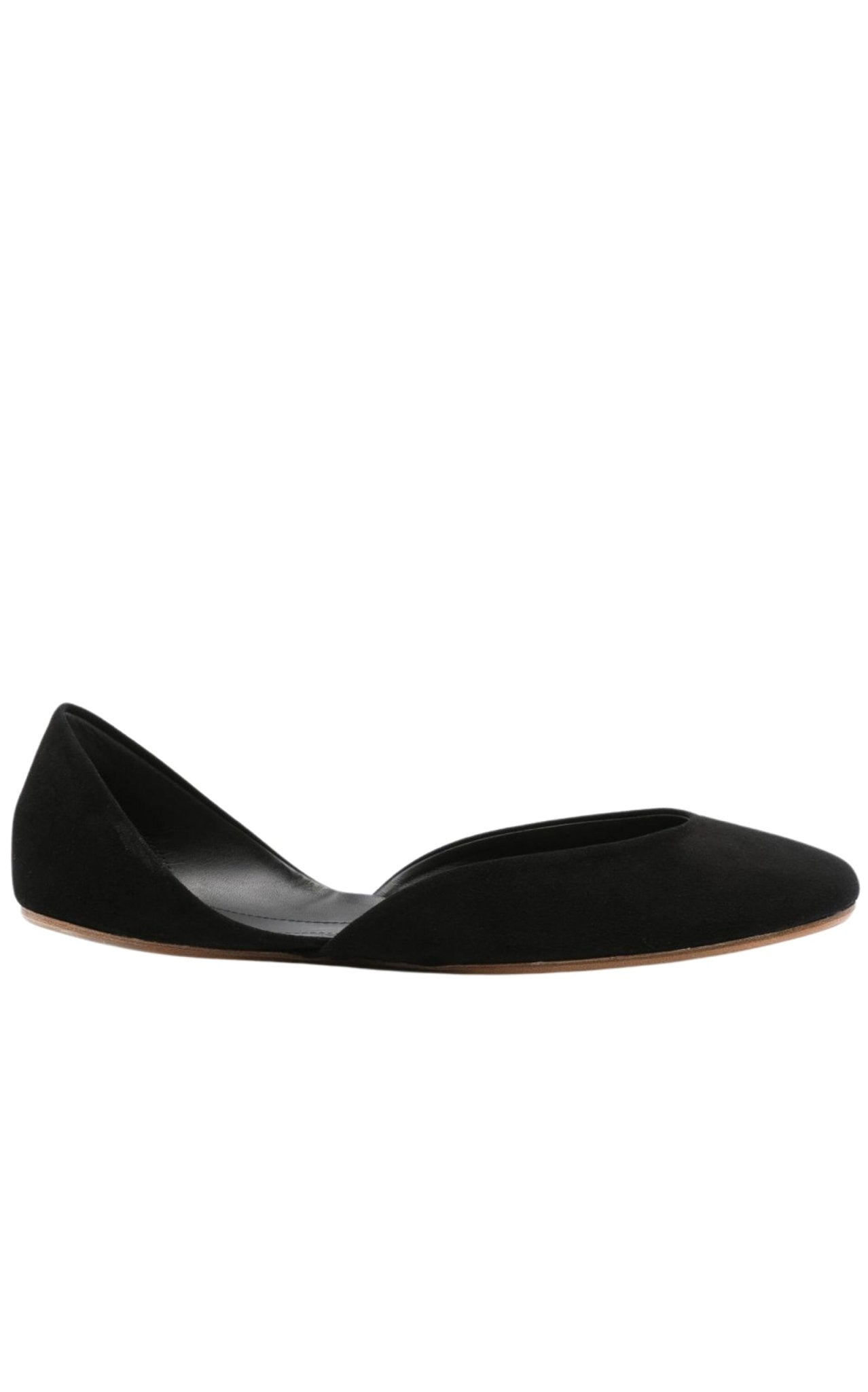 The Row Gemma Suede Ballet Flats - Runway Catalog