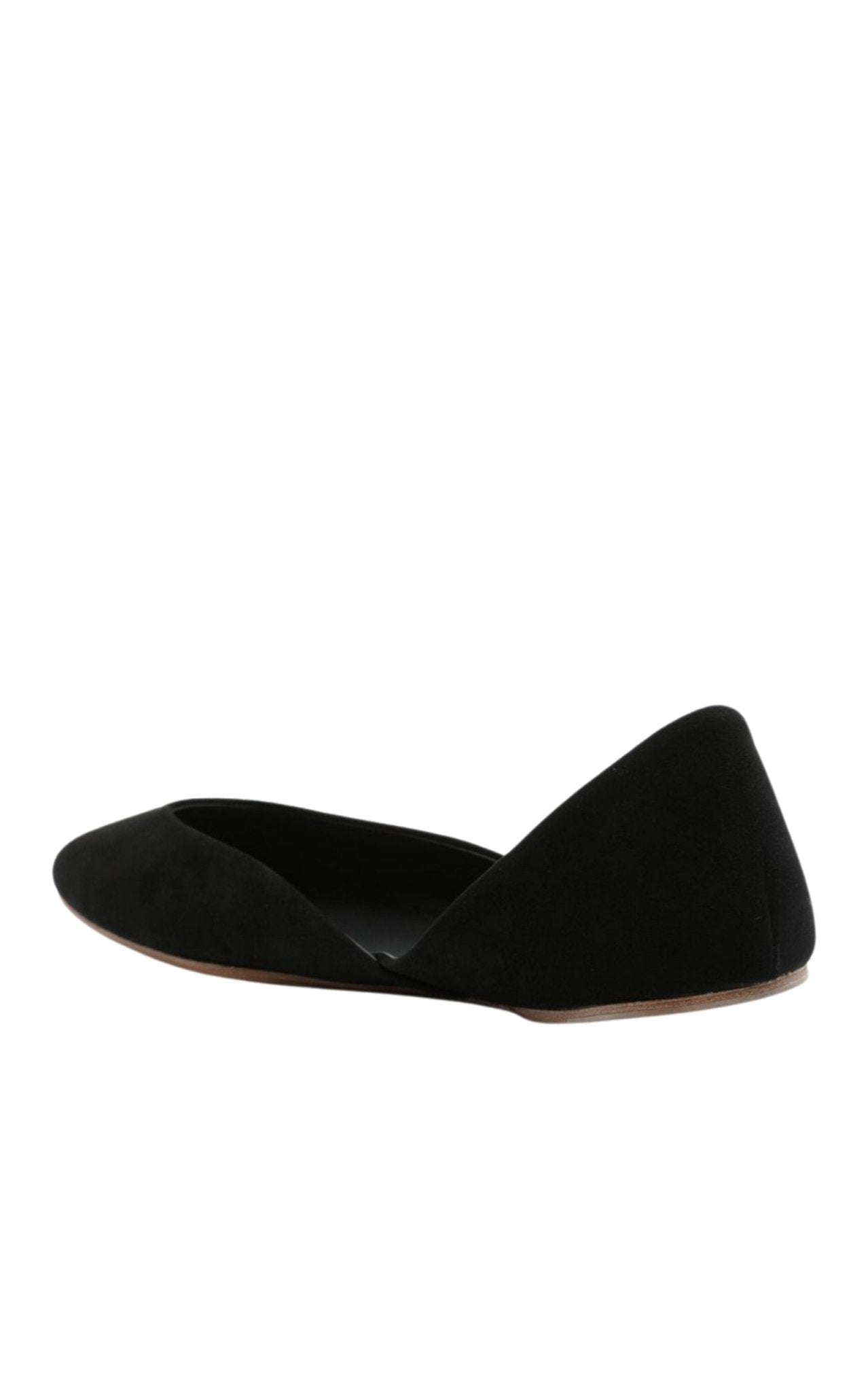 The Row Gemma Suede Ballet Flats - Runway Catalog
