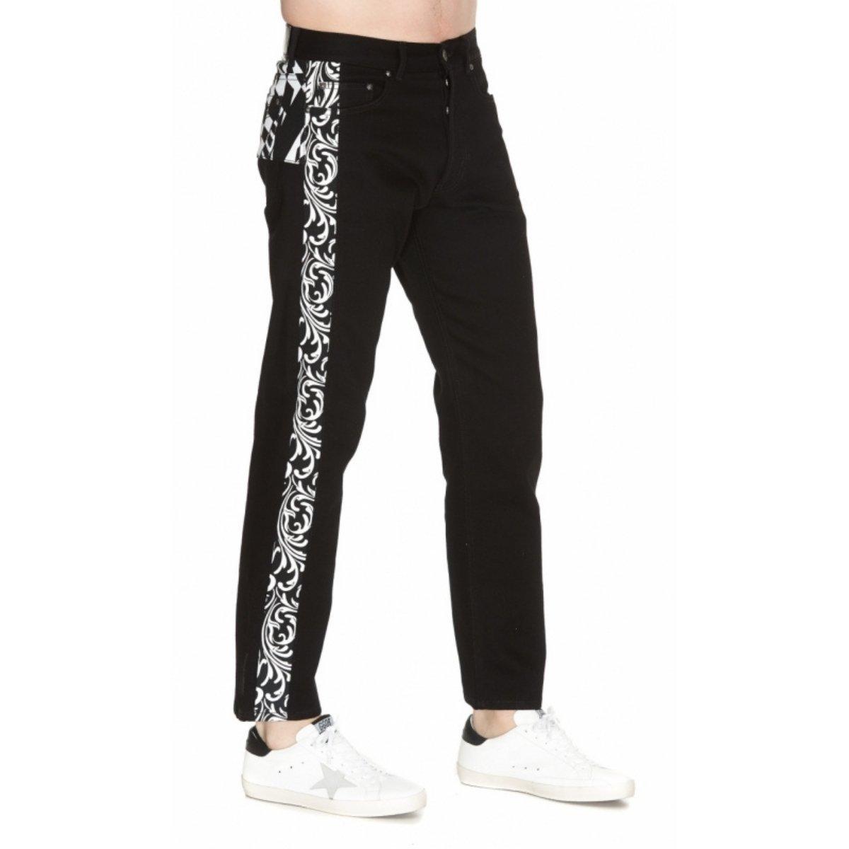 Versace Printed Detail Jeans - Runway Catalog