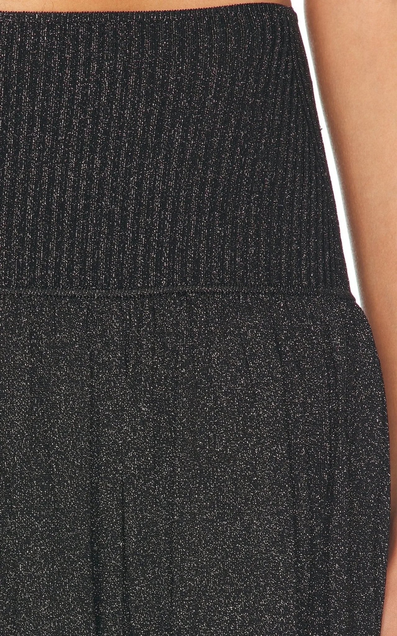 Zimmermann Crush Metallic Flare Skirt - Runway Catalog