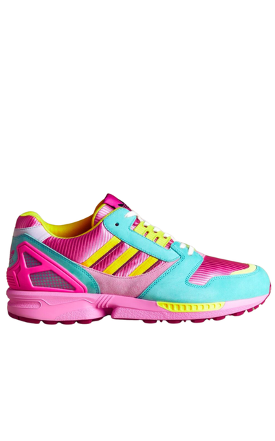 Adidas ZX 8000 Two Tone Pink Suede Sneakers