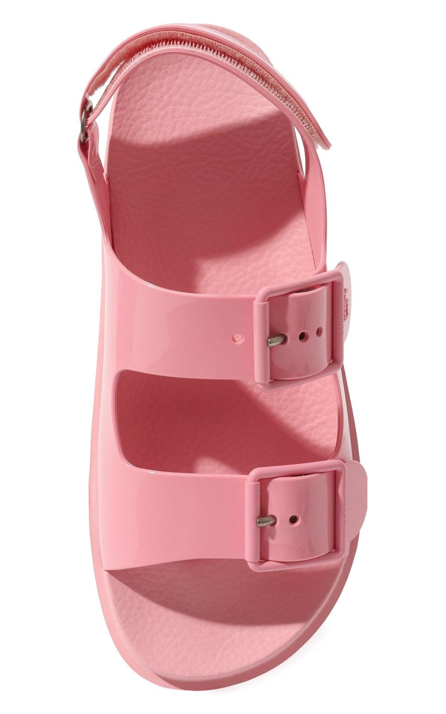 Double G Rubber Sandals-Slides-Gucci-IT 40-Pink-Rubber-Runway Catalog