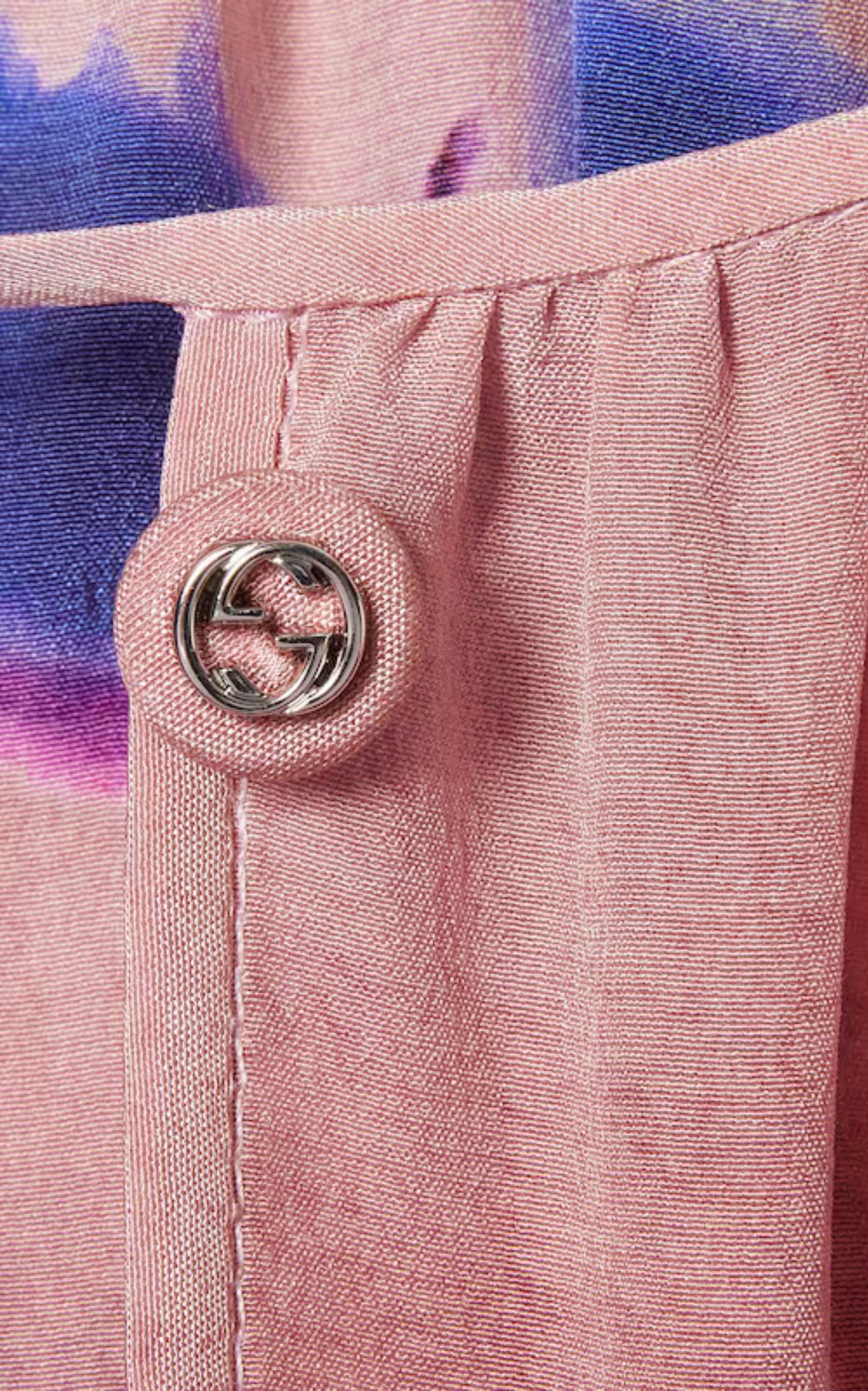 Silk Crepe De Chine Floral Print Dress