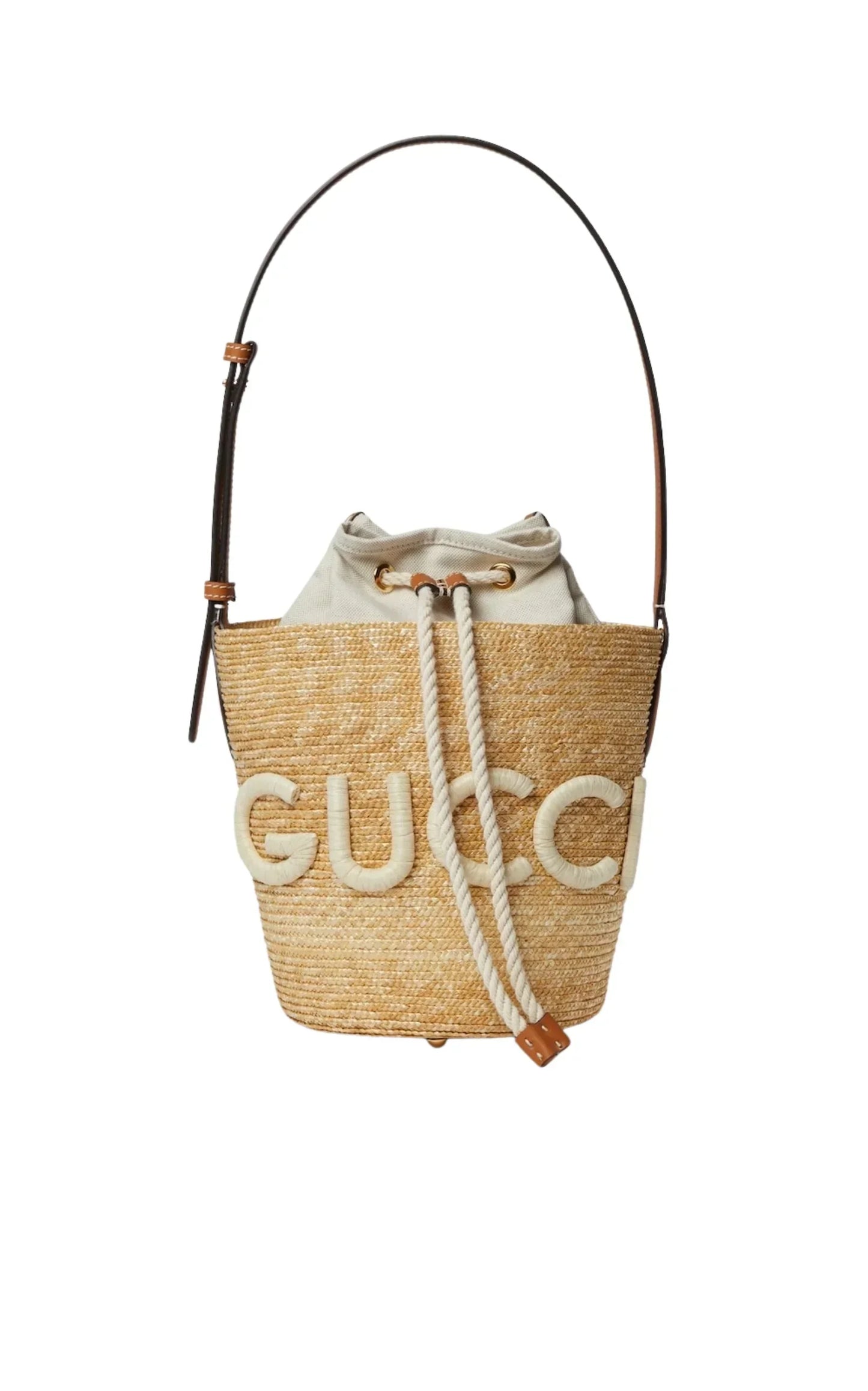 Gucci Shoulder Bag With Patch bucket bag