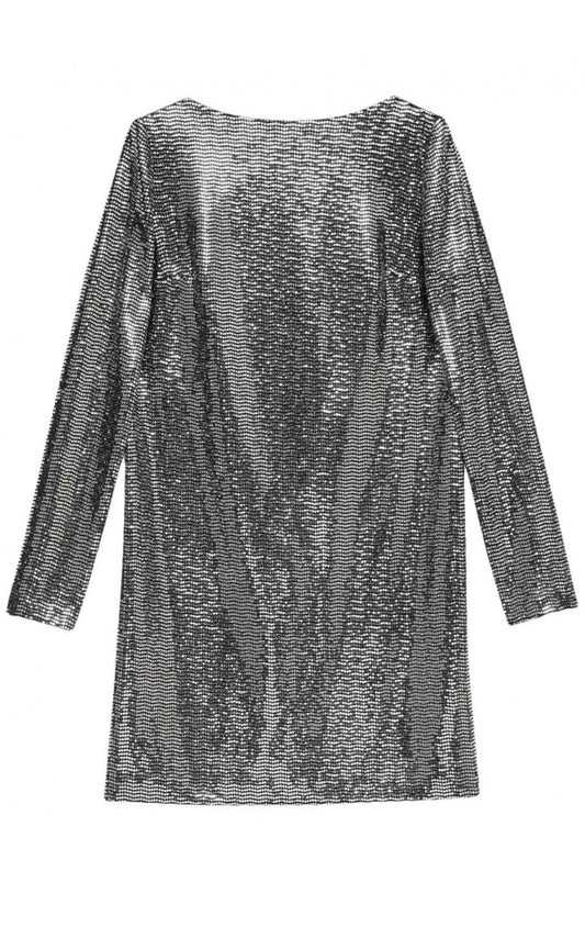 Metallic Dotted Jersey  Dress
