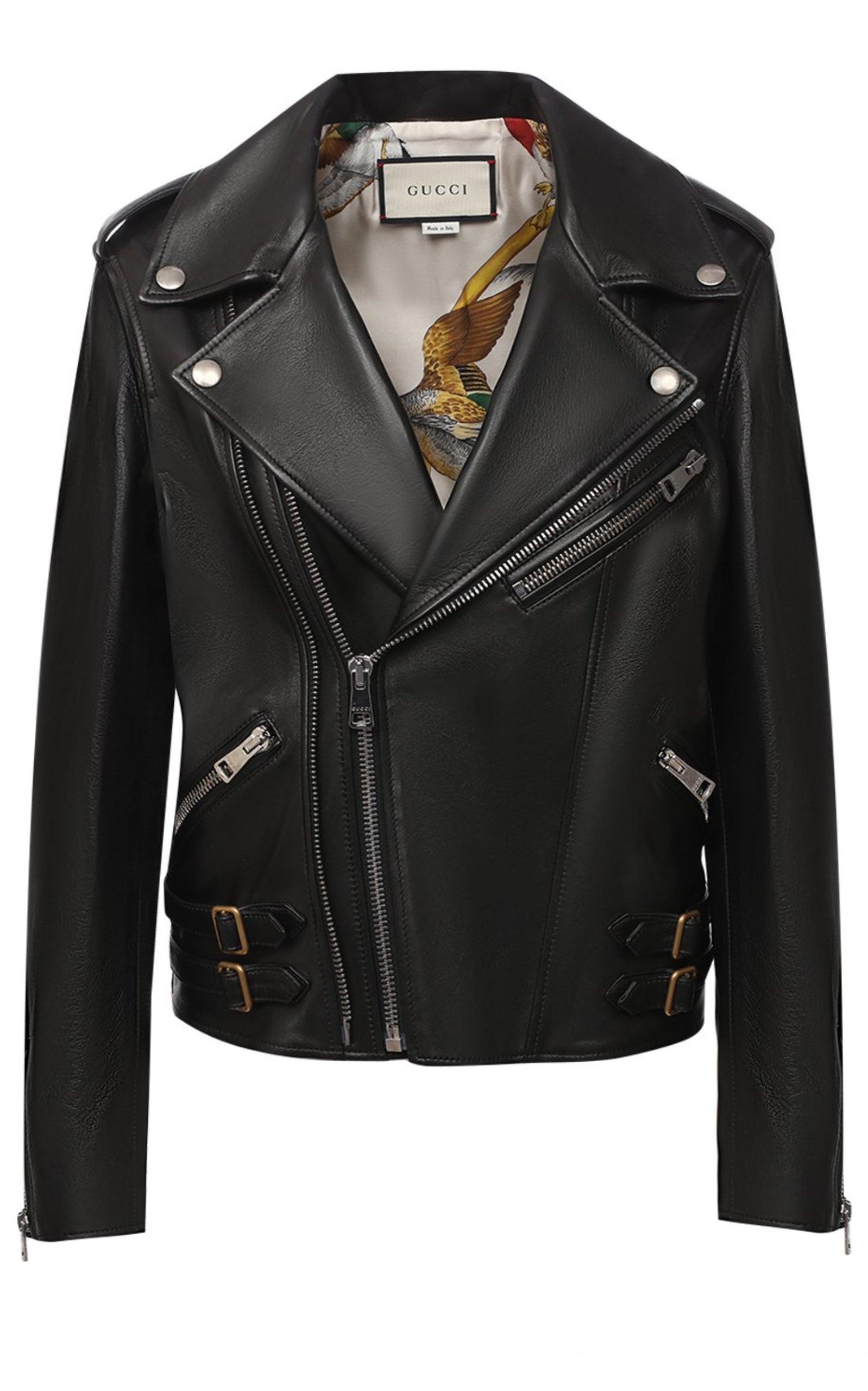 Gucci Plonge Leather Biker Jacket | Runway Catalog