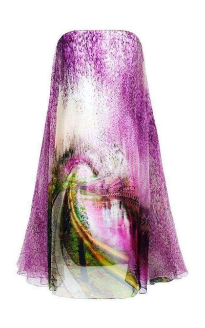 Strapless Evening Purple Underwood Varro Dress