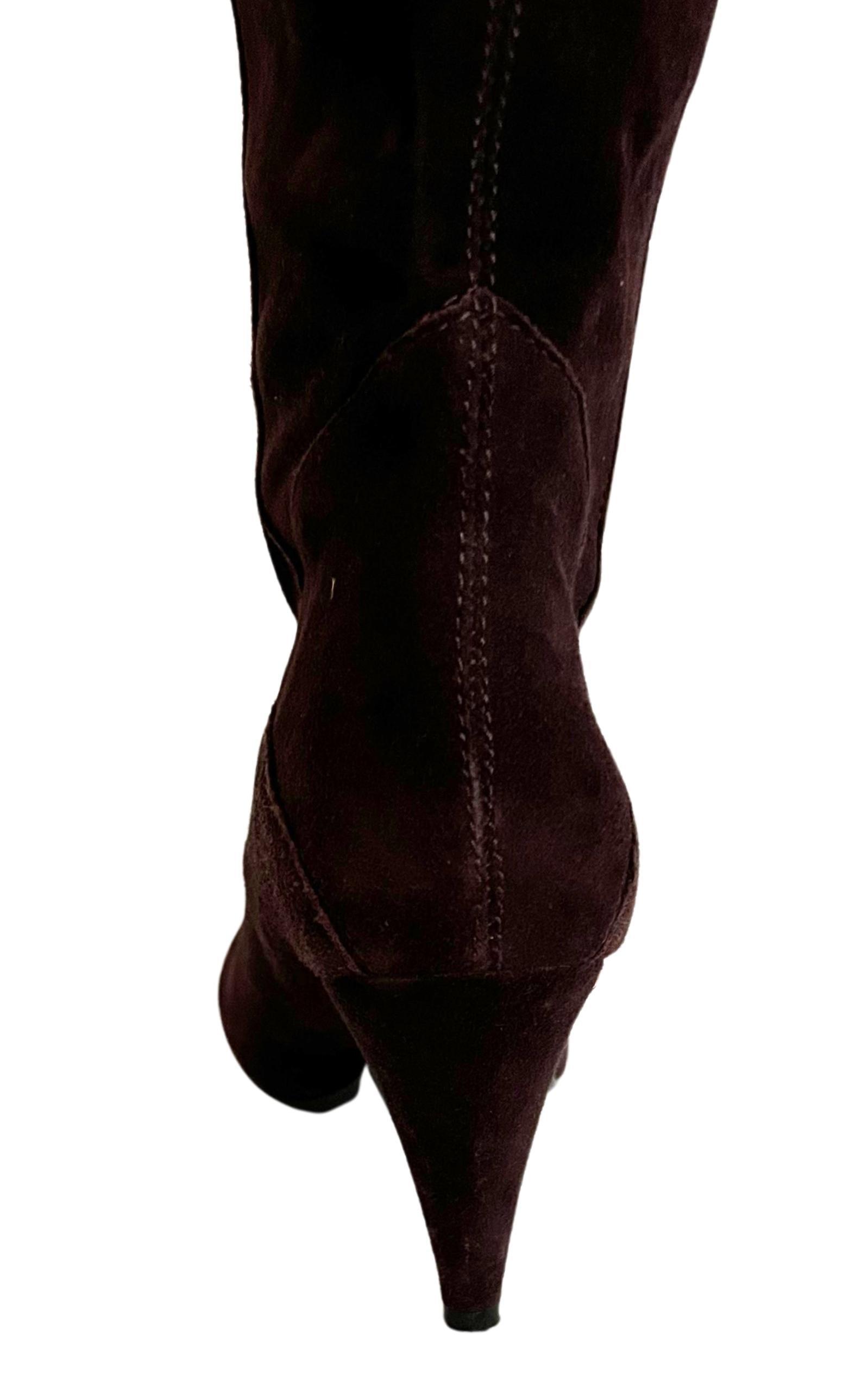 Copy of Copy of Copy of Central Brown Leather Riding Boots-Boots-BCBGMAXAZRIA-US 6.5-Brown-Leather-Runway Catalog