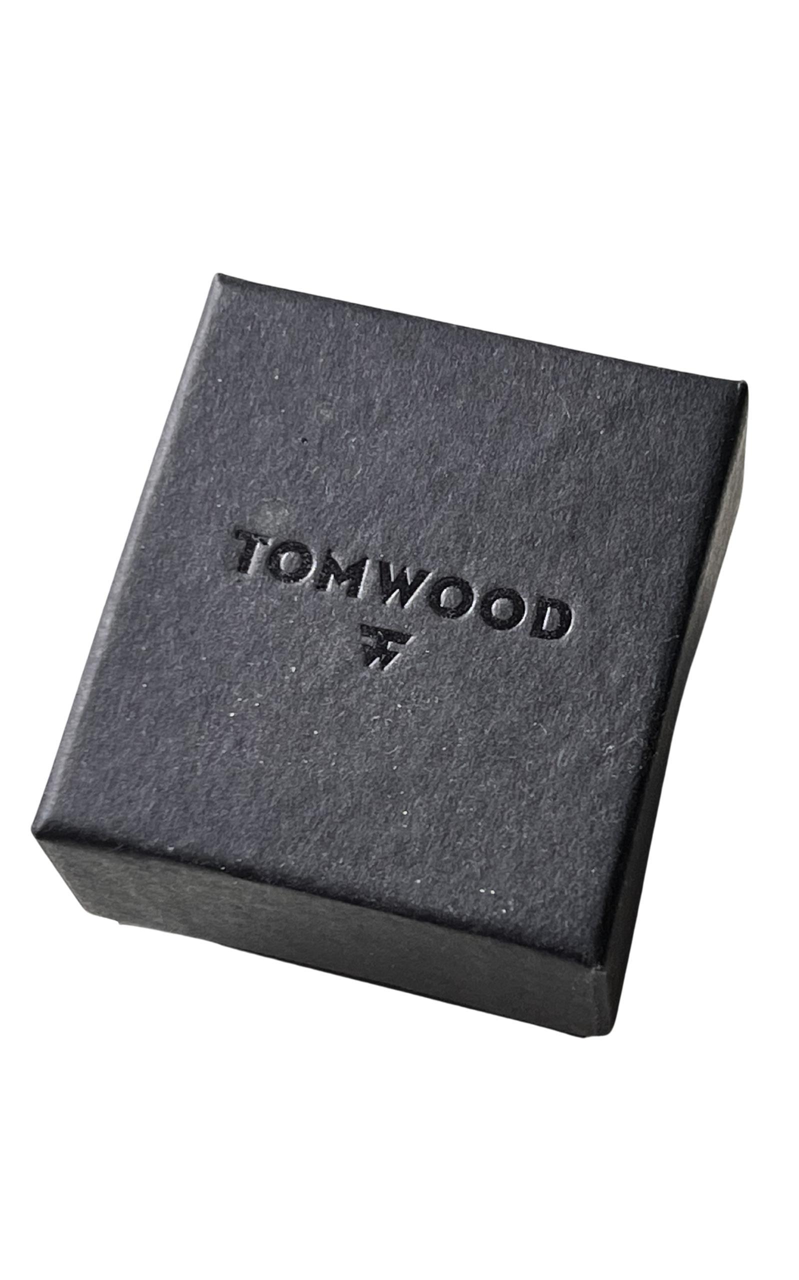  Tom WoodShield Polished Silver Ring - Runway Catalog