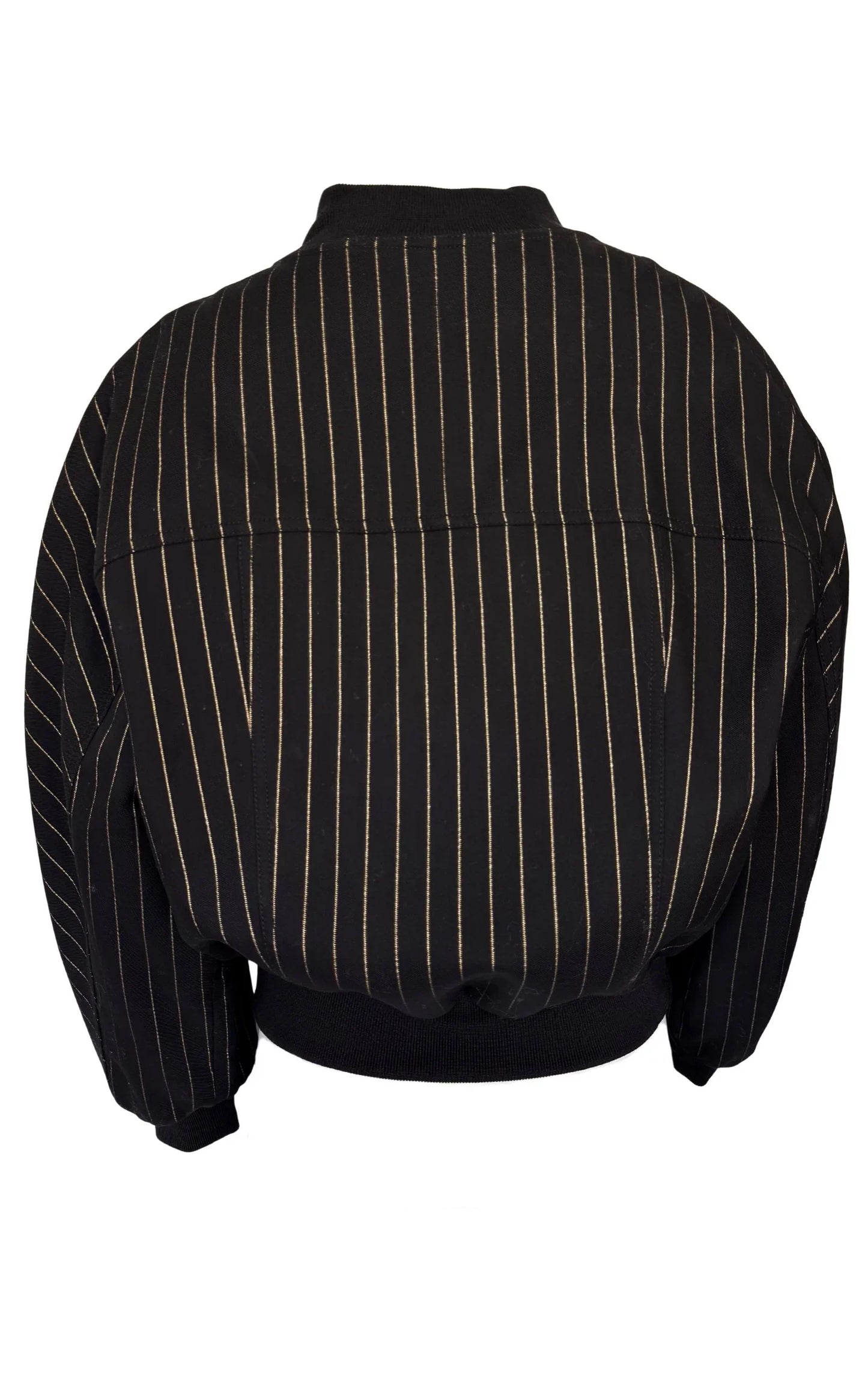 Veste Teddy En Coton Rayé