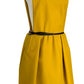 Pinafore-kjole med åben ryg