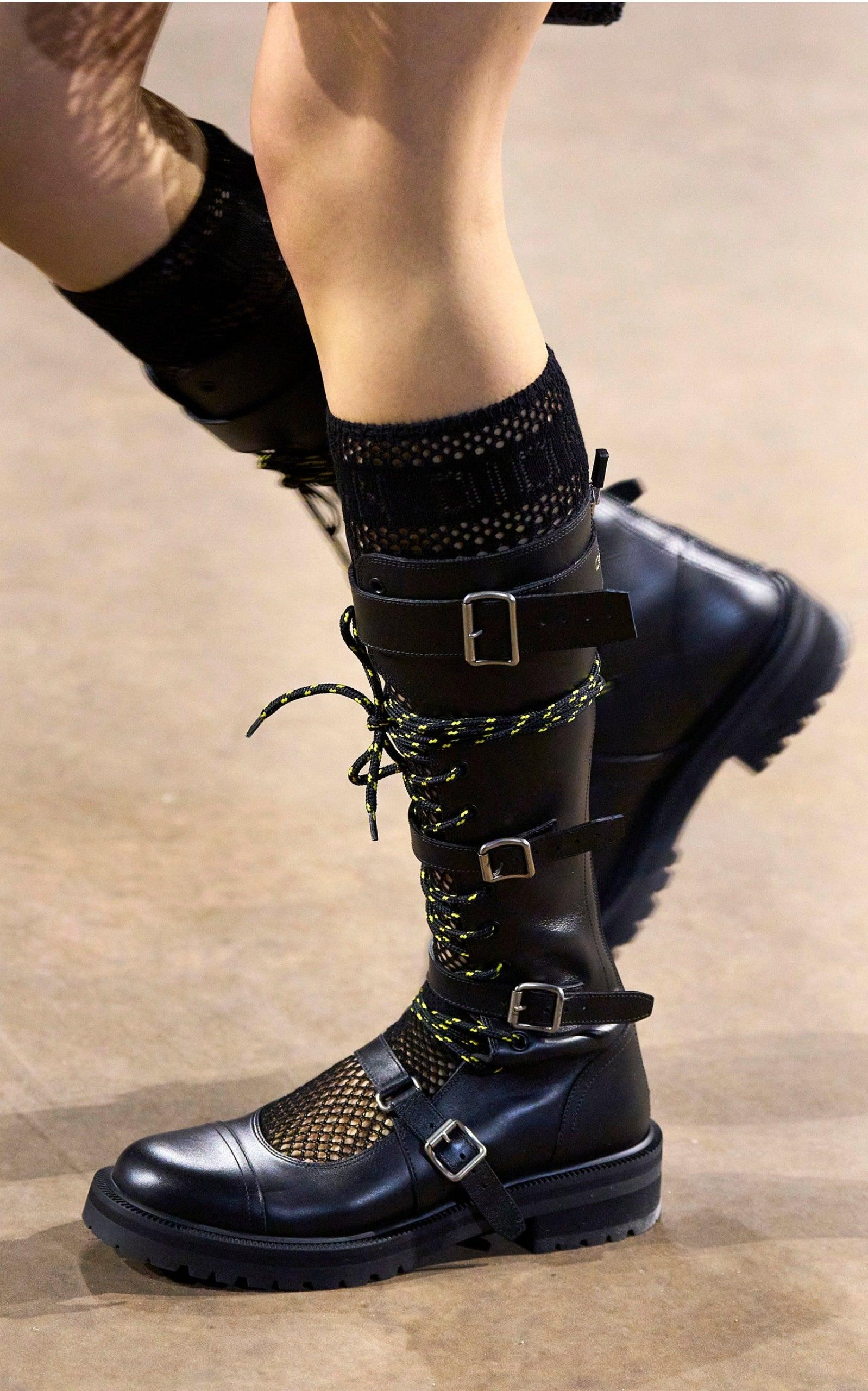 Dioranger Boots in Black Technical Fabric