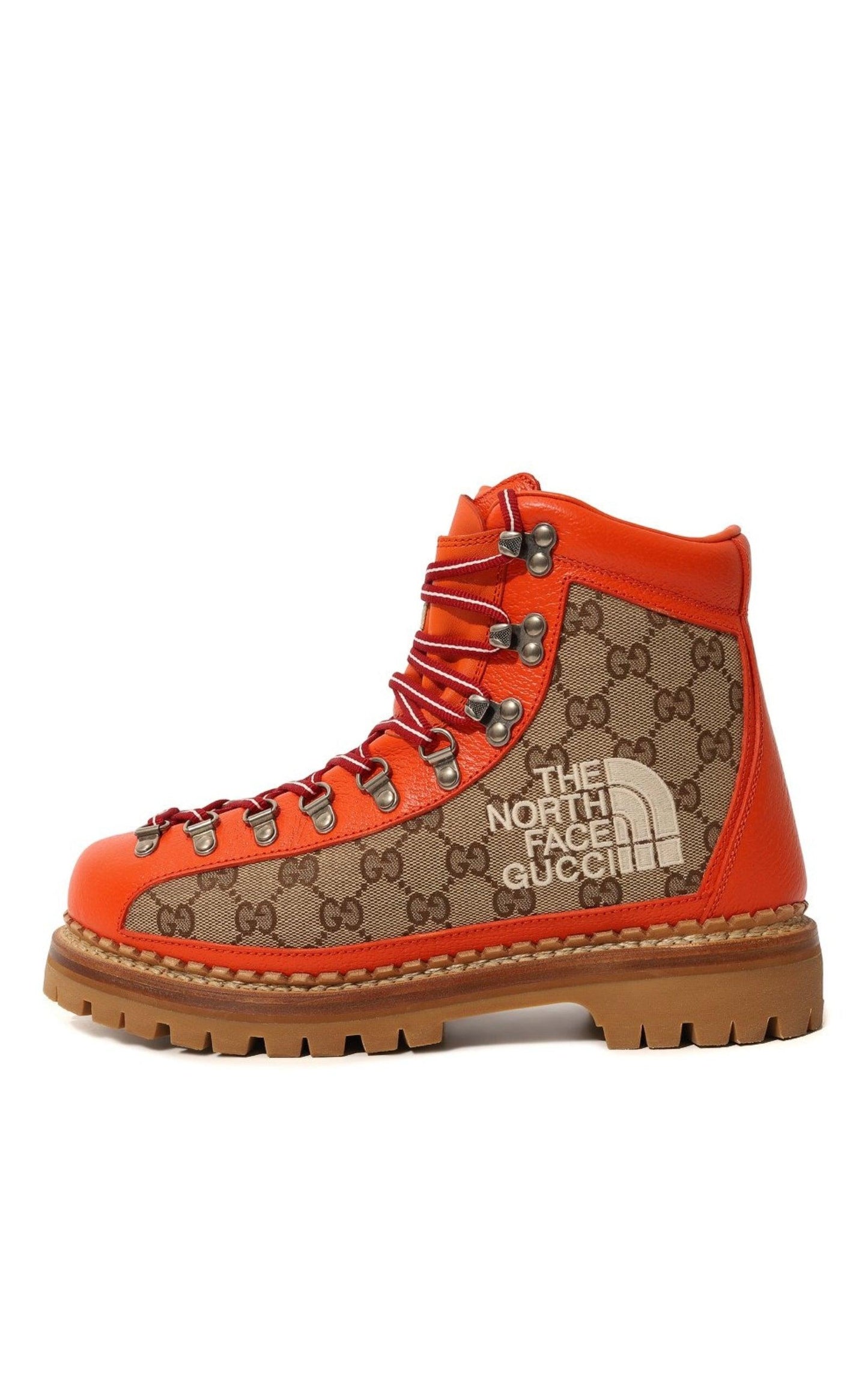 x North Face Boots-Boots-Gucci-IT 36-Orange-Leather-Runway Catalog
