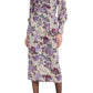 Floral Silk Midi Dress-Midi Dresses-Alessandra Rich-IT 40-Purple-Silk-Runway Catalog