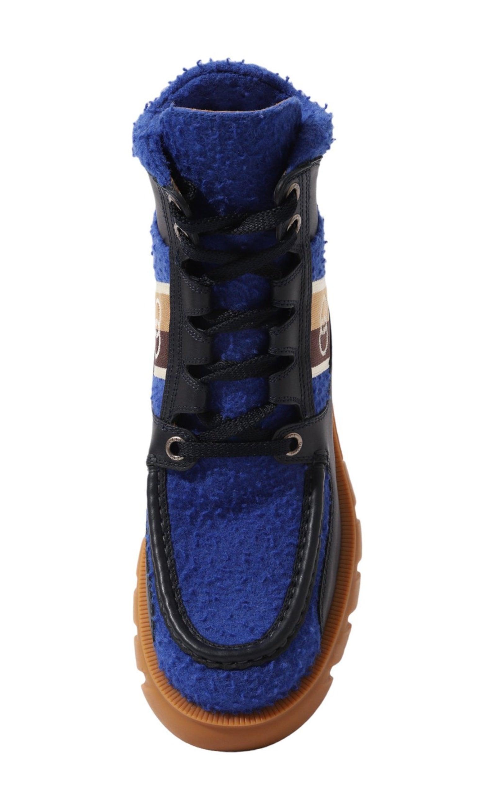  Guccix North Face Romance Ankle High Casual Boots - Runway Catalog