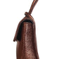  Cult ModaSingle Handle Wristlet Crossbody Bag in Bronze - Runway Catalog