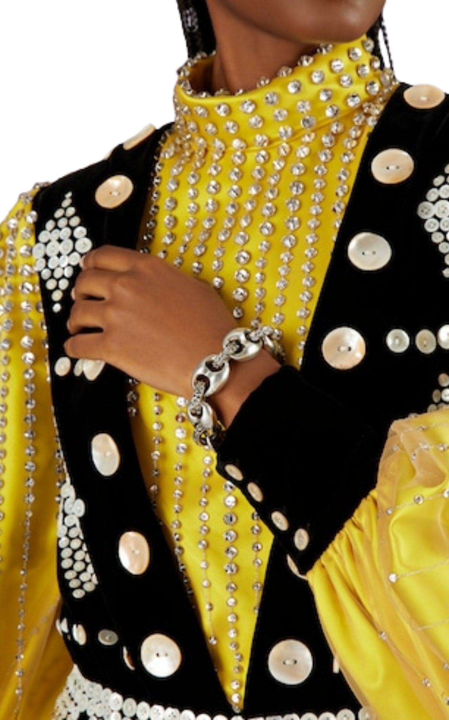 Sterling Silver Interlocking G Marina Chain Bracelet