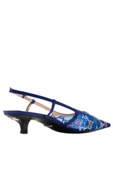 GG Crystal Slingback-Pumps 30mm