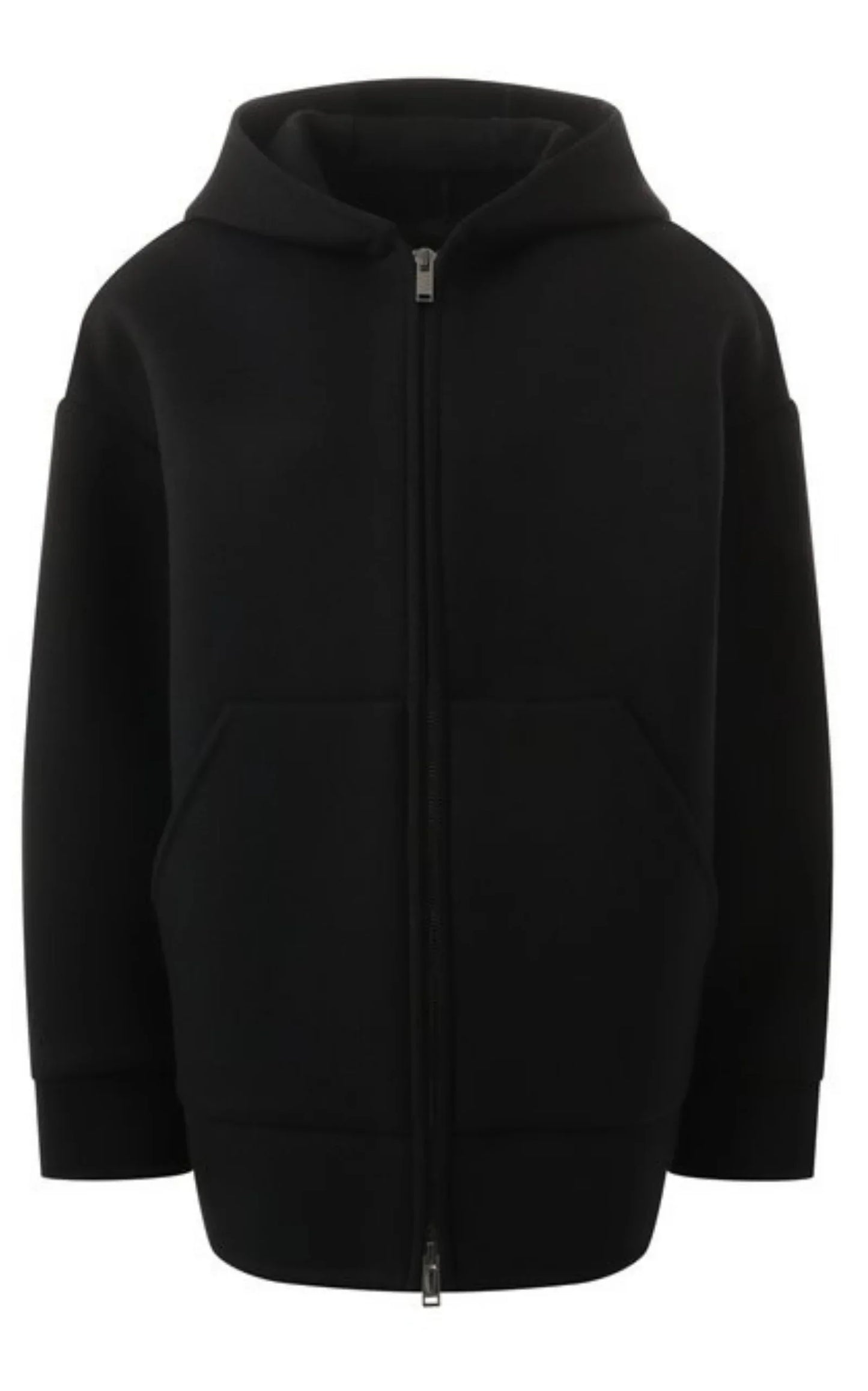 Zip-Up Drop Shoulder Hoodie Jacket
