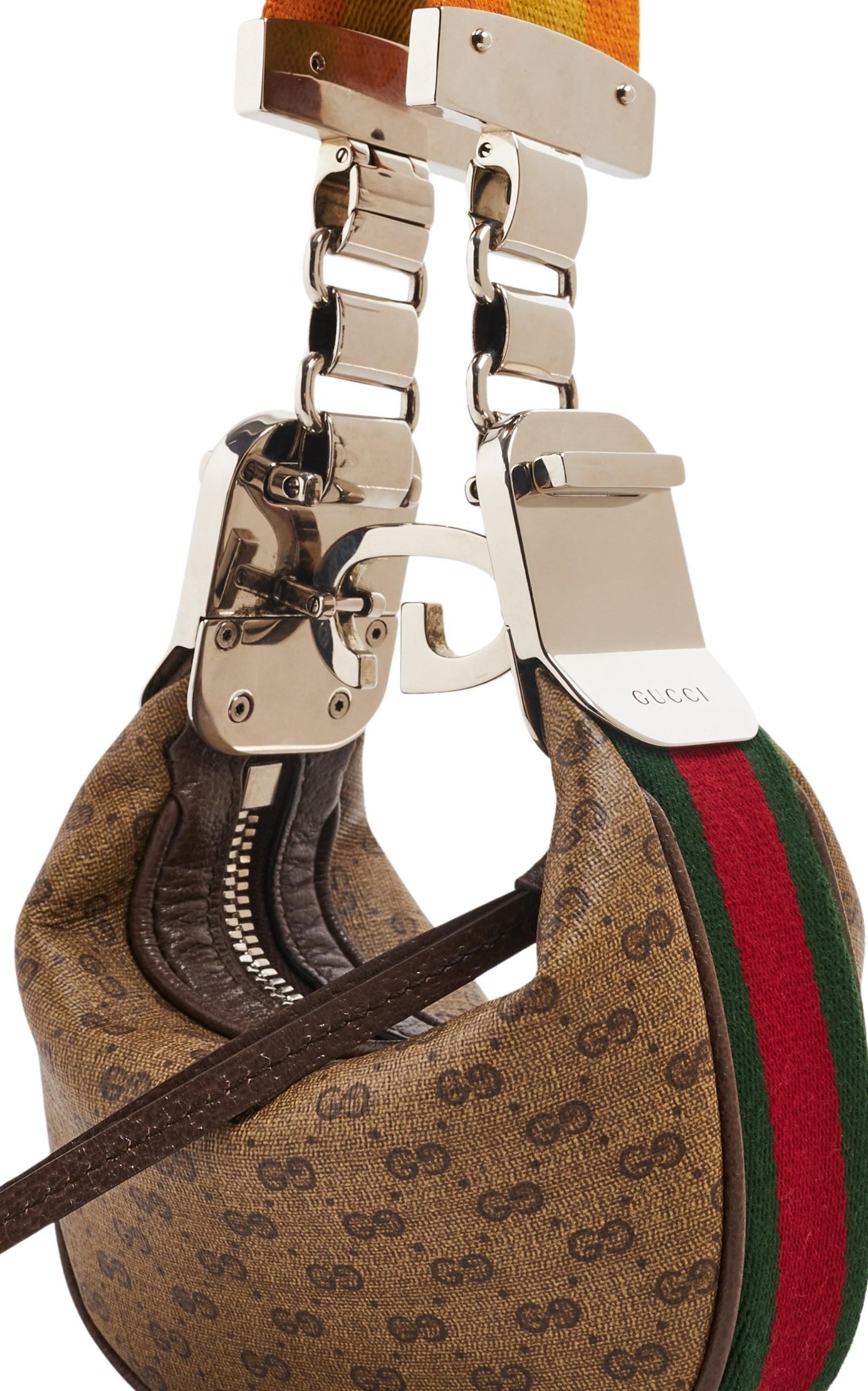 Attache Mini Shoulder Bag-Shoulder Bags-Gucci-Brown-Leather-Runway Catalog