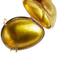 ゴールド ブロードウェイ ハート クリスタル装飾 クラッチ バッグ