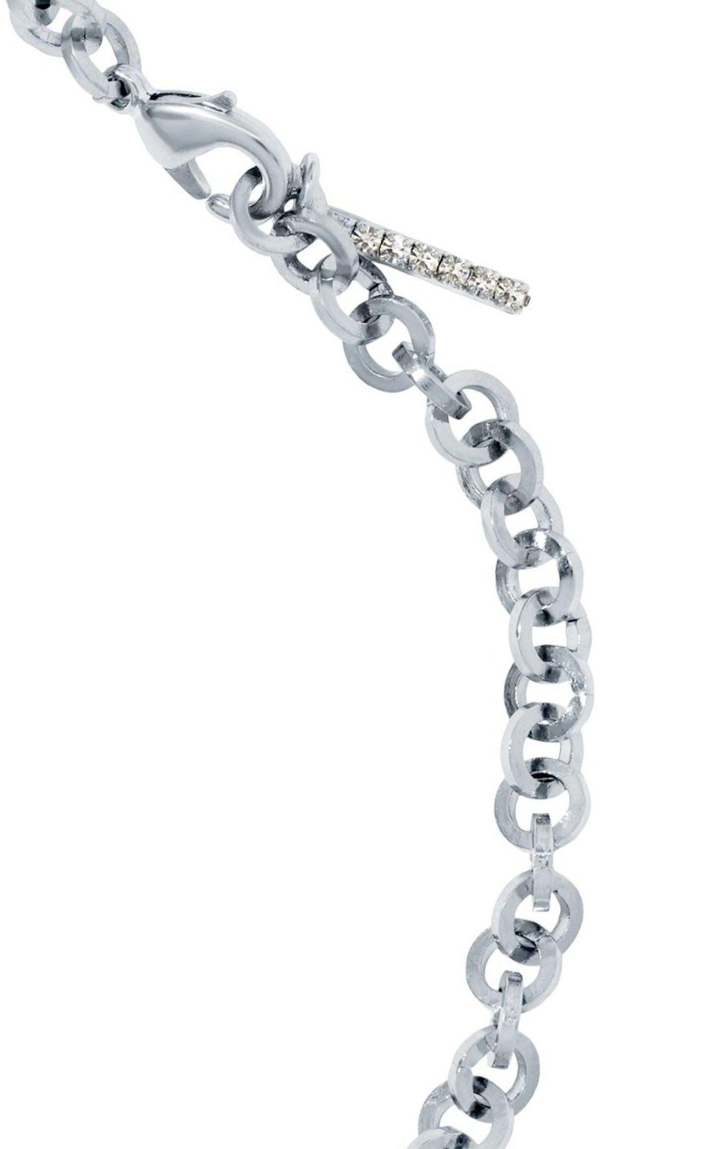 水晶叠层颈链项链