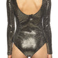  GucciGucci Sequined Tulle Bodysuit - Runway Catalog