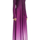 Long-Sleeve Ombre Jersey Midi Dress