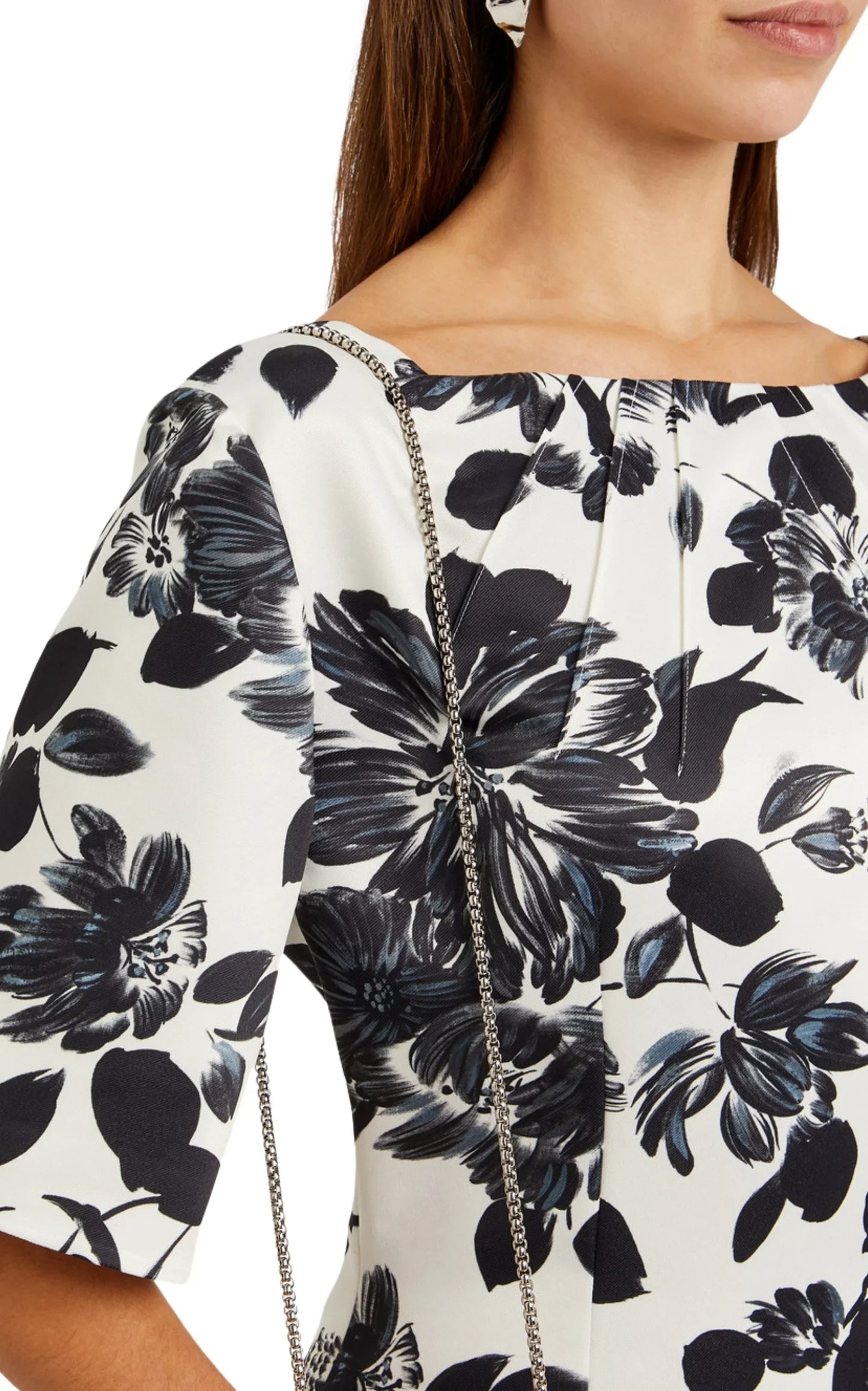 Kora Floral-print Twill Midi Dress