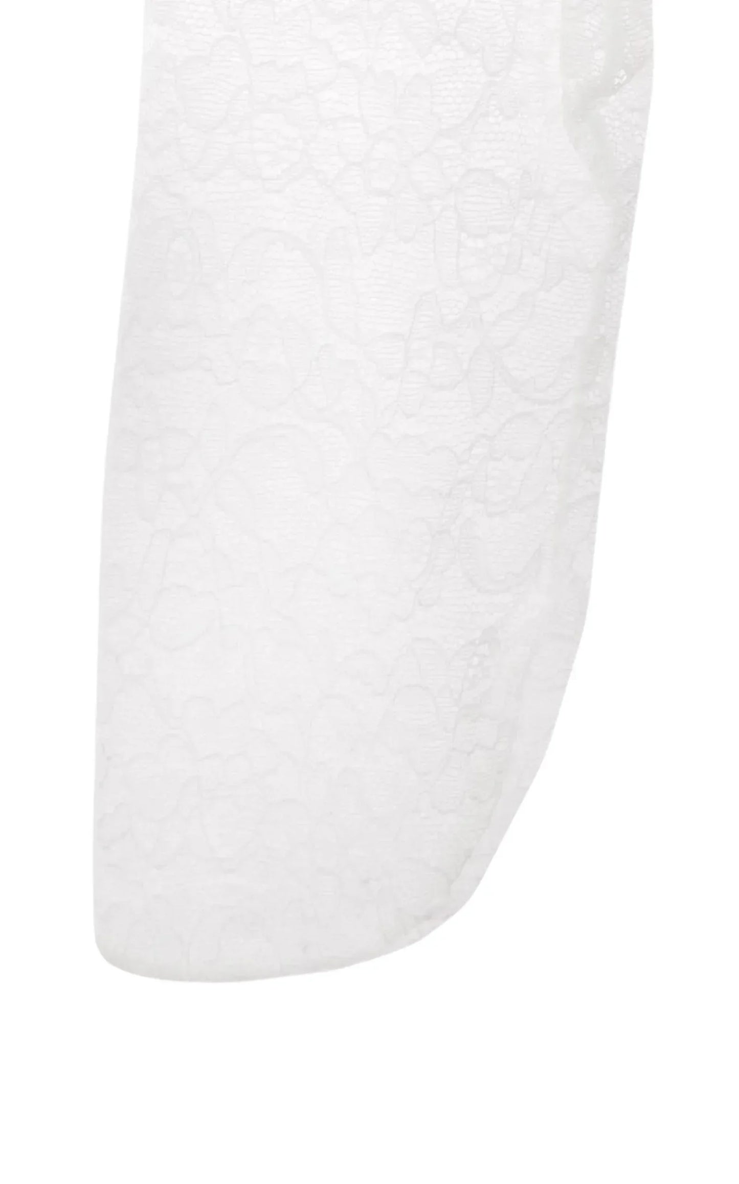 White 'Chez Valentino' Lace Tights