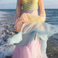  GucciRuffled Gown Embellished with Pearls Rhinestones - Runway Catalog