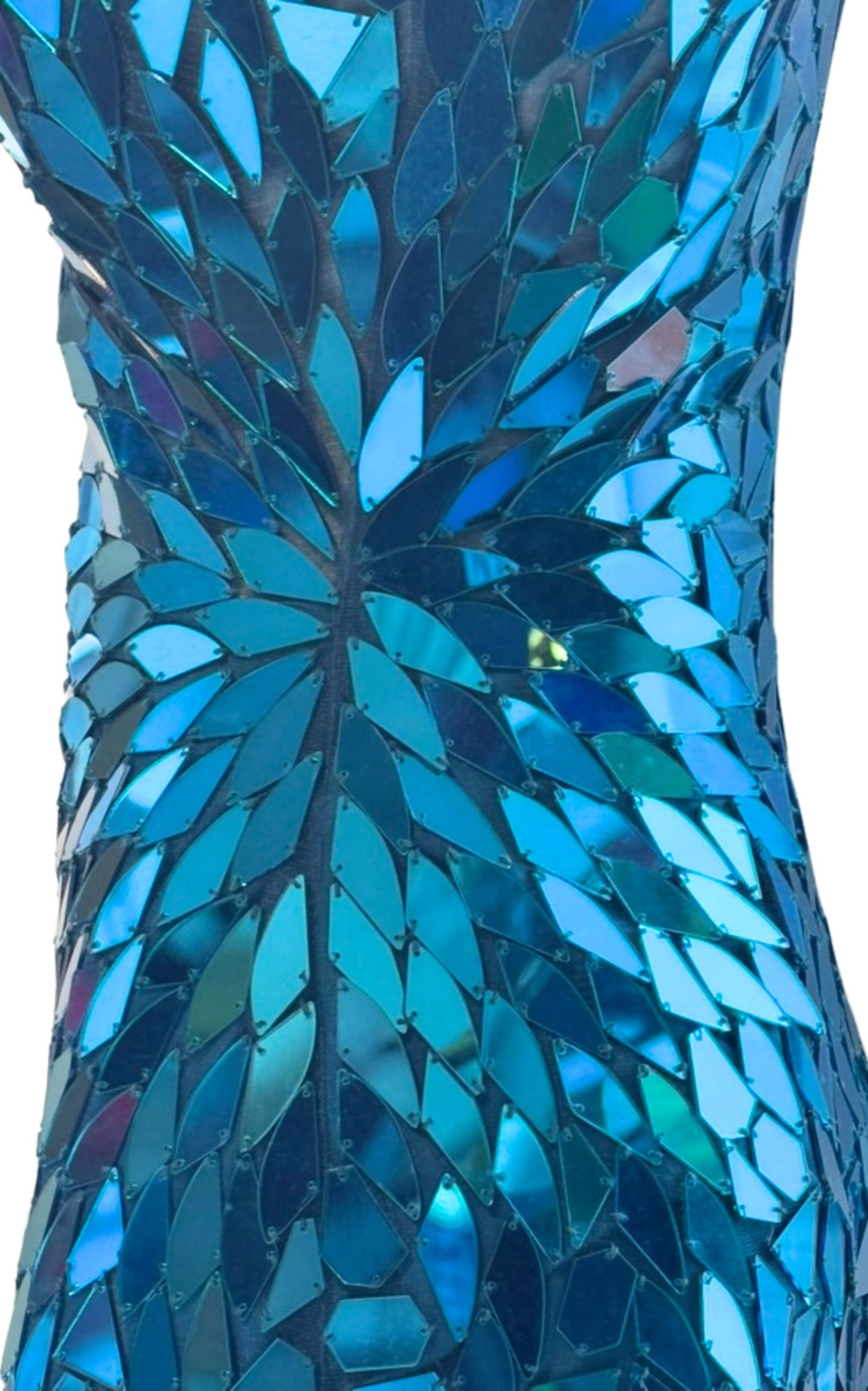 Shattered Mirror Blue Mini Dress