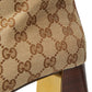 Ellis GG-Monogram Canvas Knee-High Boots-Boots-Gucci-IT 39-Brown-Leather-Runway Catalog