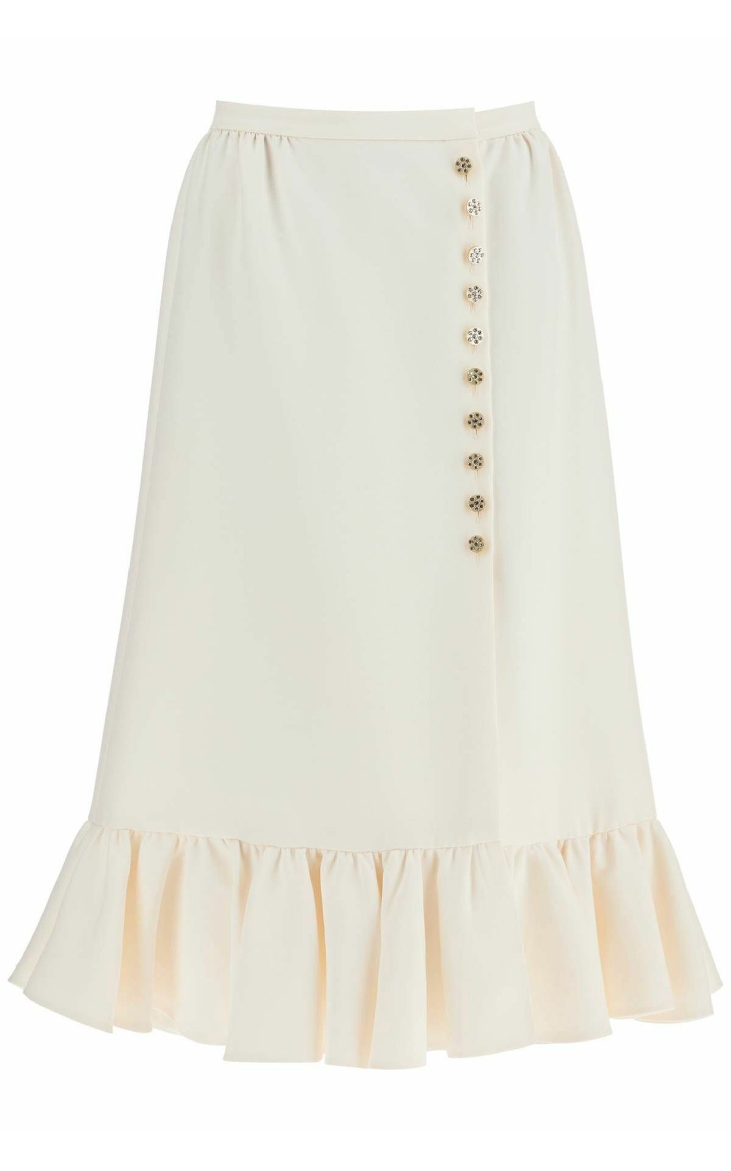 Crepe Couture Midi Skirt