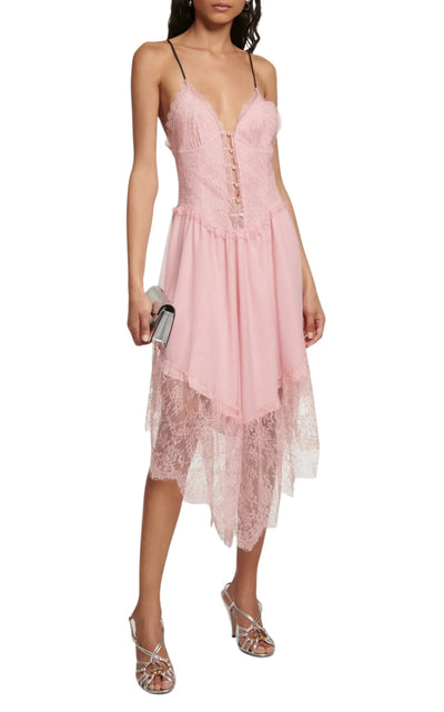 Lace Trimmed Lingerie Dress