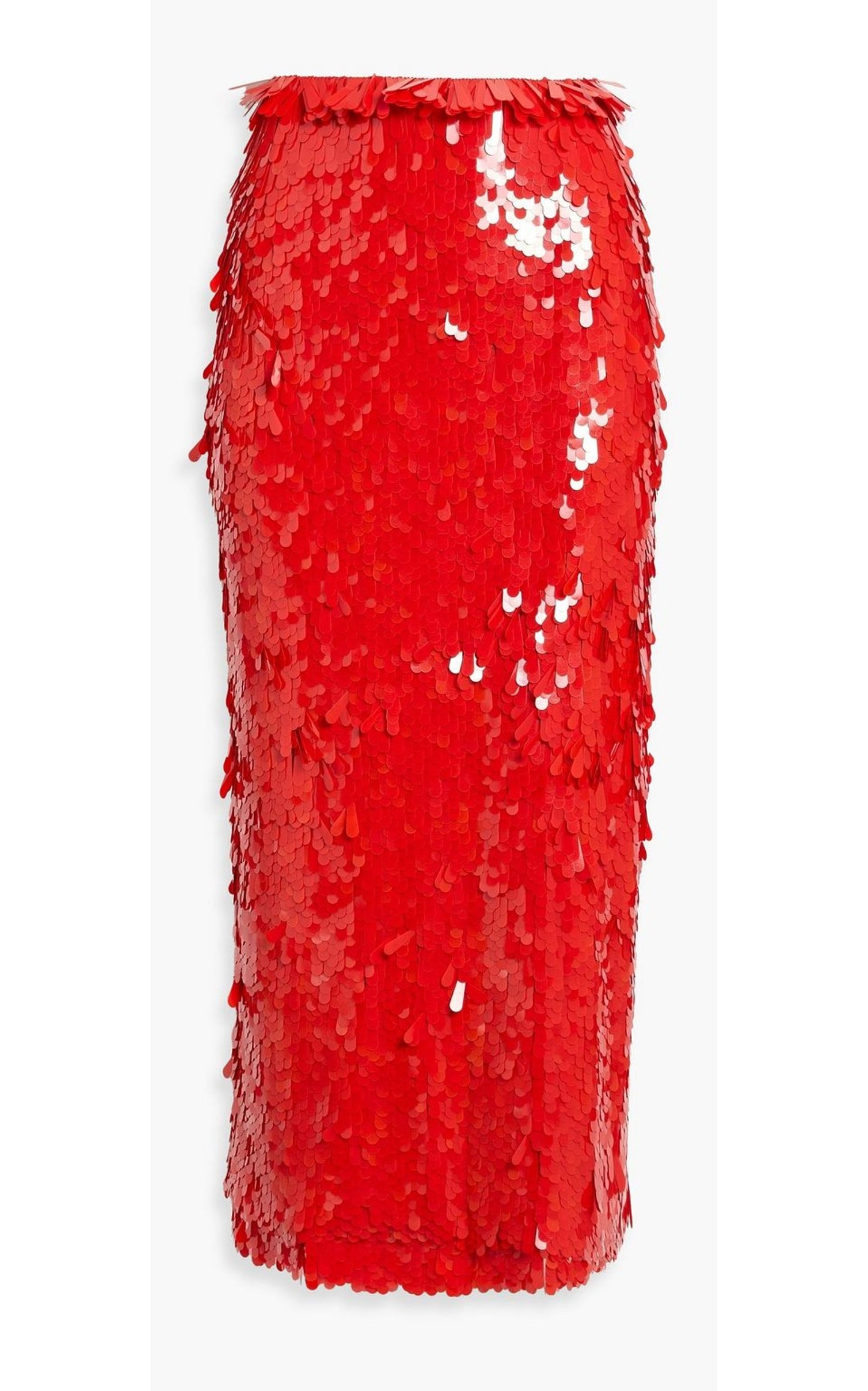 Sequinned Tulle Midi Skirt